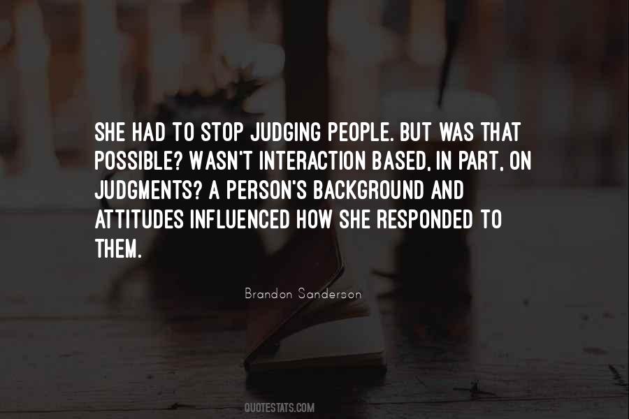 Stop Judging Yourself Quotes #422834