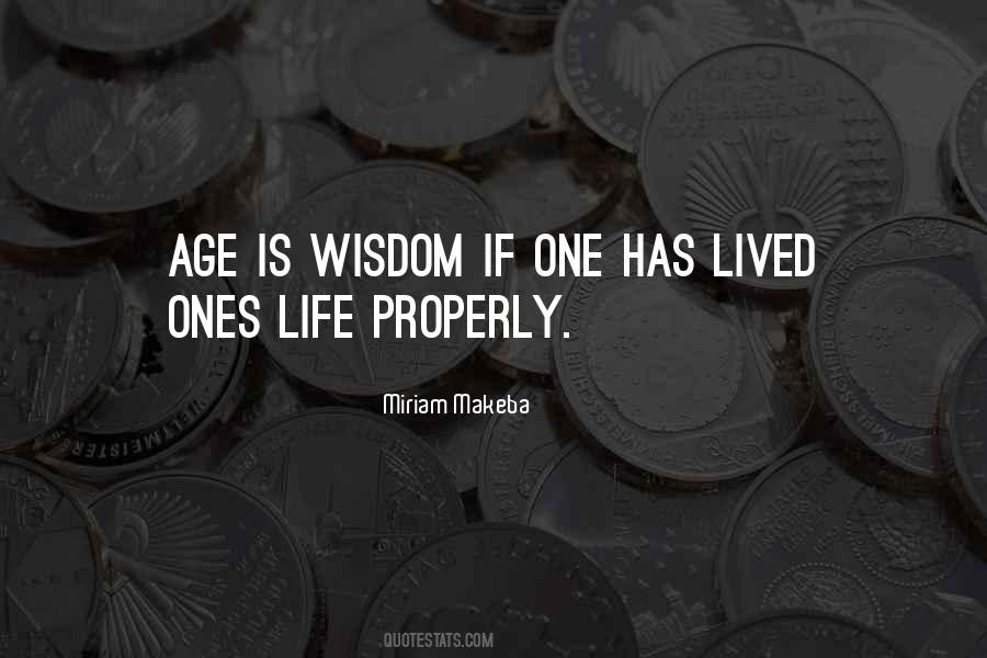 Wisdom Age Quotes #862282