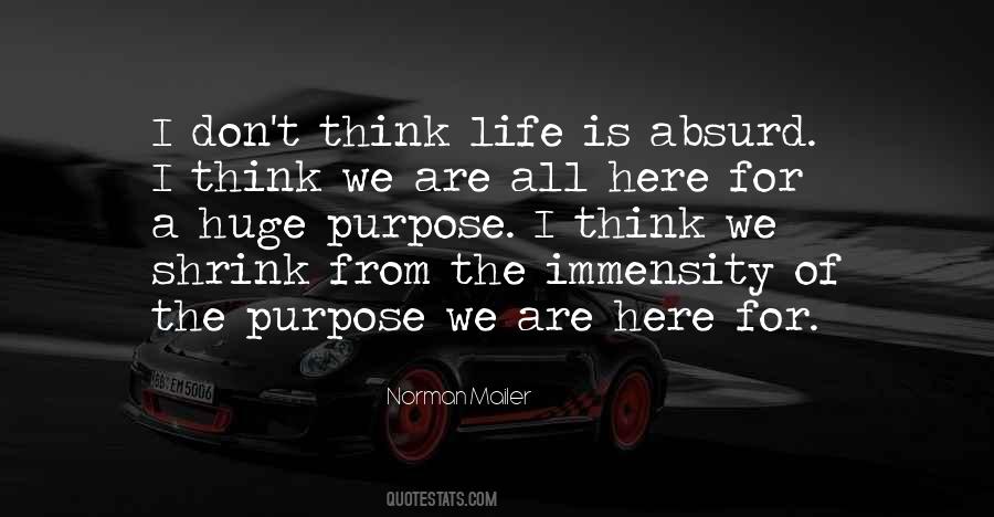 Absurd Life Quotes #331014