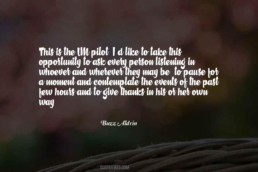 Moment Of Pause Quotes #1163591