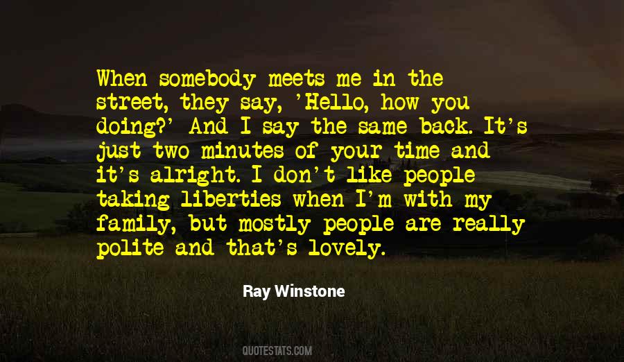 Hello How Are You Doing Quotes #754827