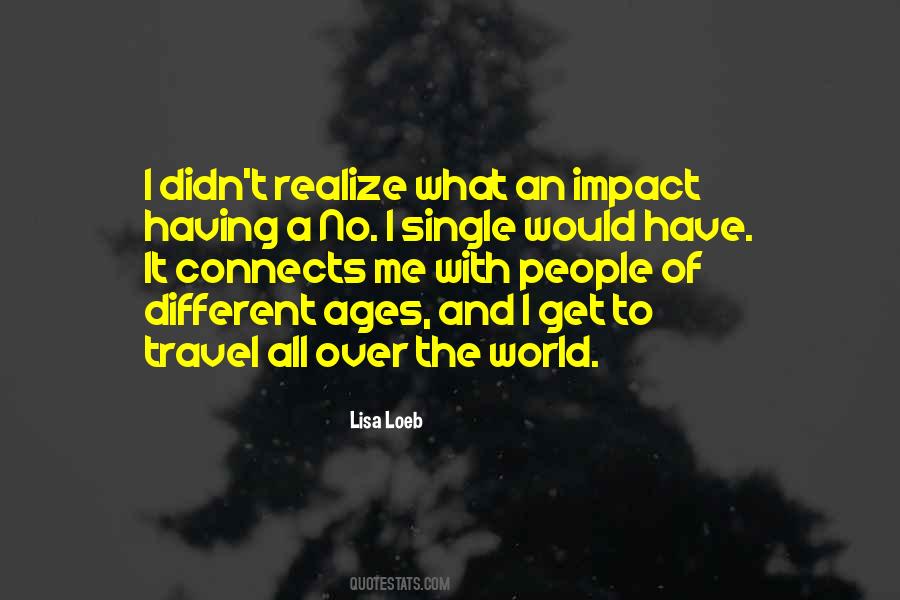 Realize The Impact Quotes #1270952