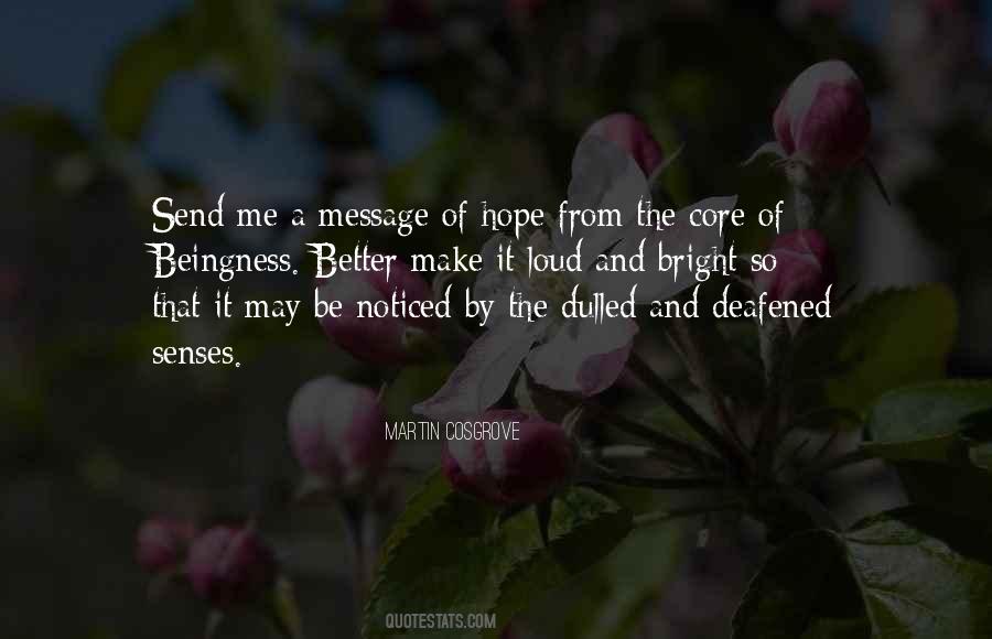 A Message Of Hope Quotes #1000399