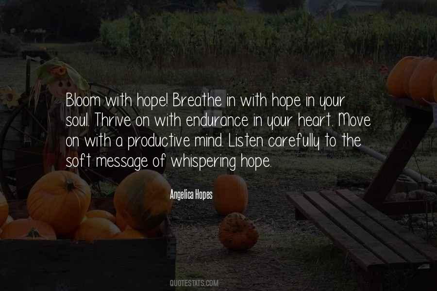 A Message Of Hope Quotes #667805