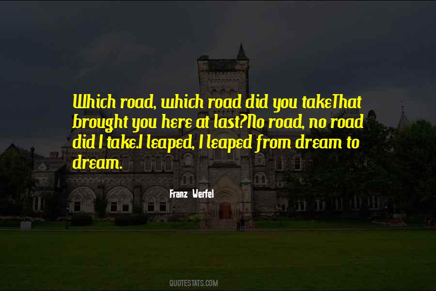 Which Road Quotes #285207
