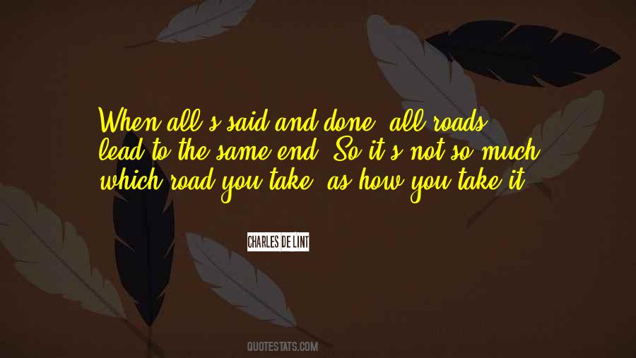 Which Road Quotes #397891