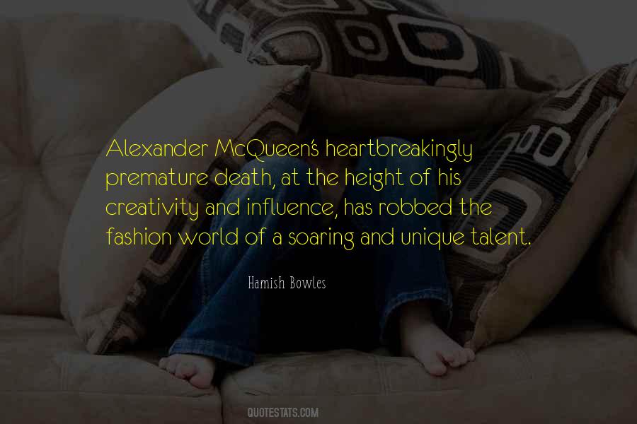 Alexander Mcqueen Fashion Quotes #736424