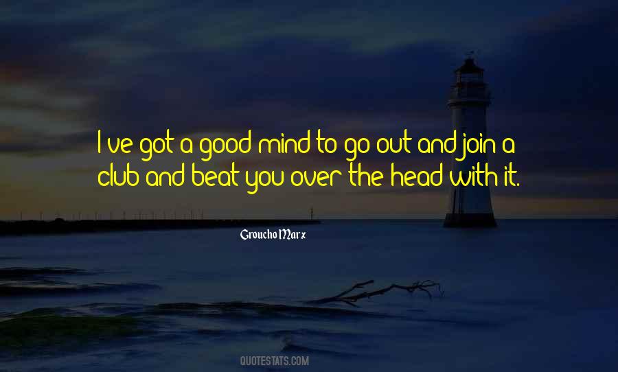 Over The Head Quotes #781026