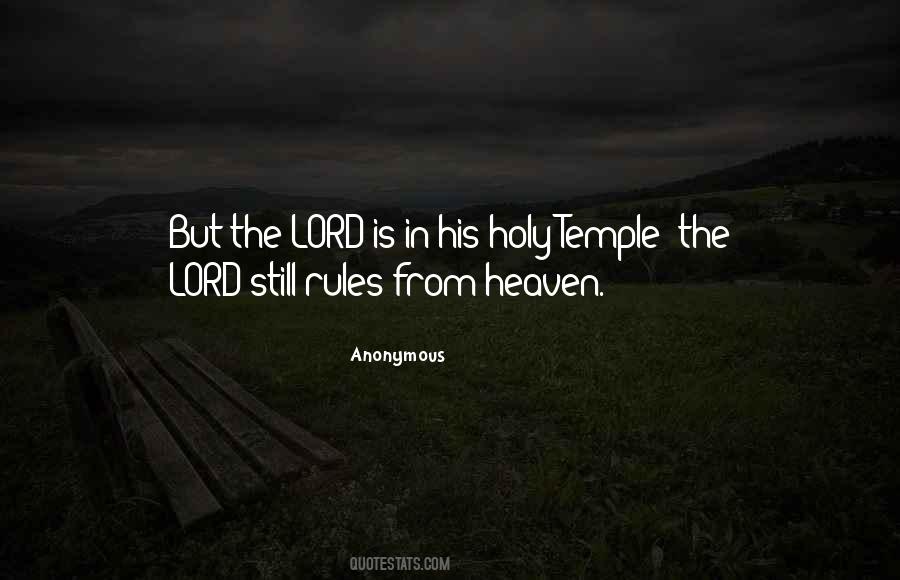 Temple Of Heaven Quotes #562511