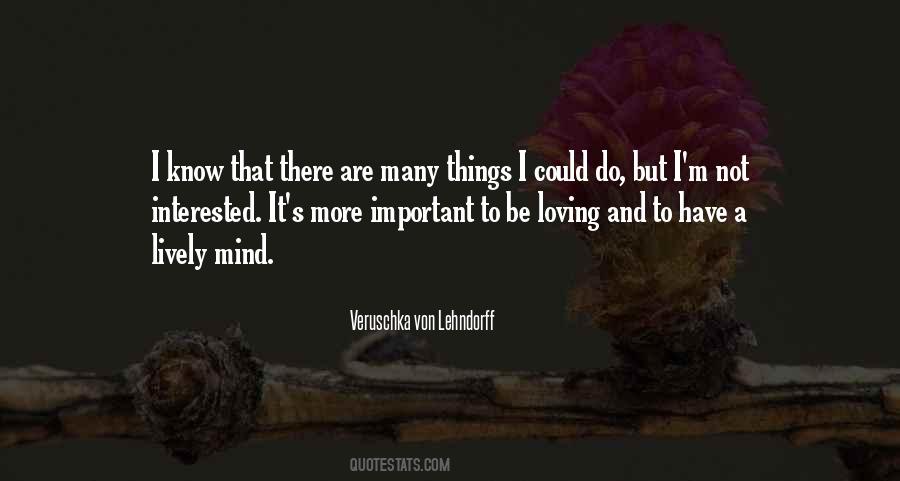 There Are More Important Things Quotes #359468