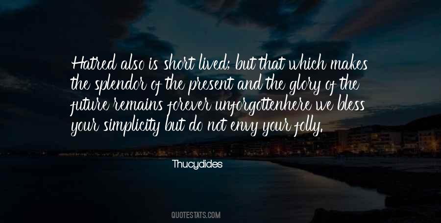 Short Glory Quotes #1741284