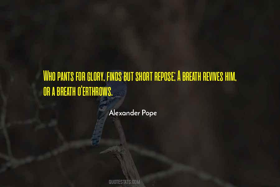 Short Glory Quotes #1843333