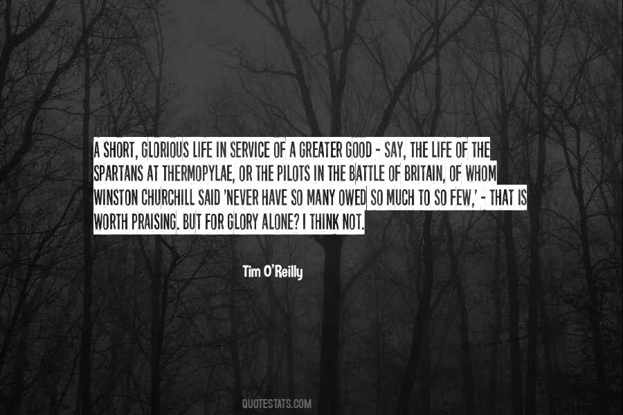 Short Glory Quotes #884394