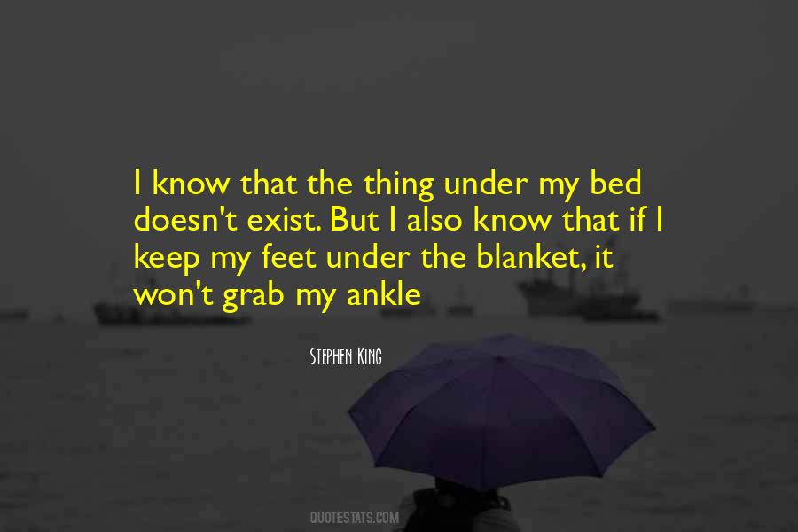 Under The Blanket Quotes #1756230