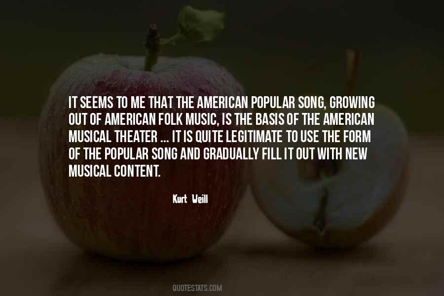 Popular Musical Quotes #735813