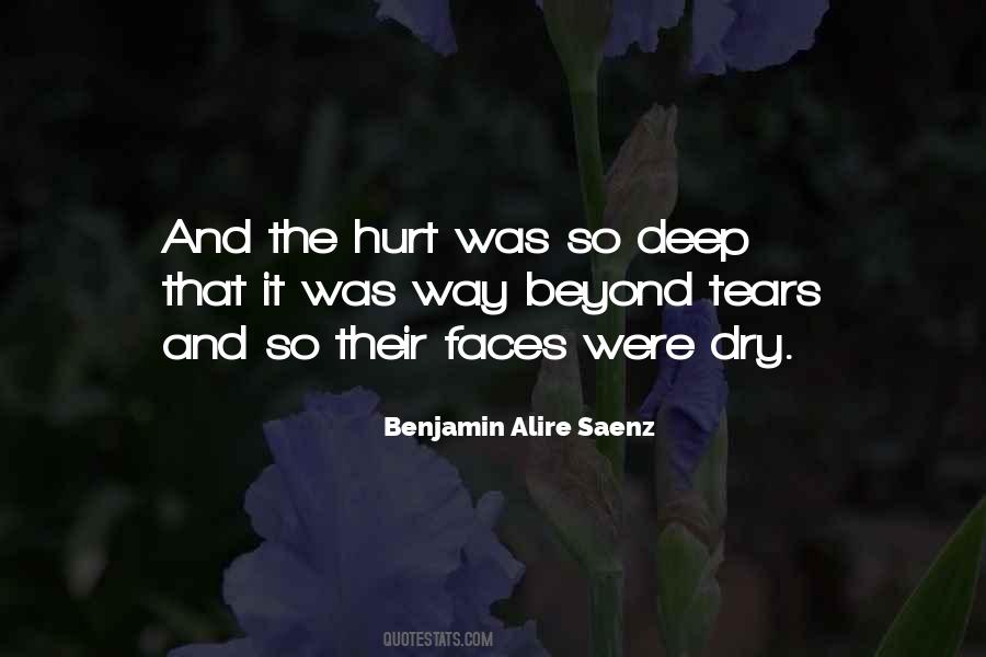 Hurt Tears Quotes #1140371