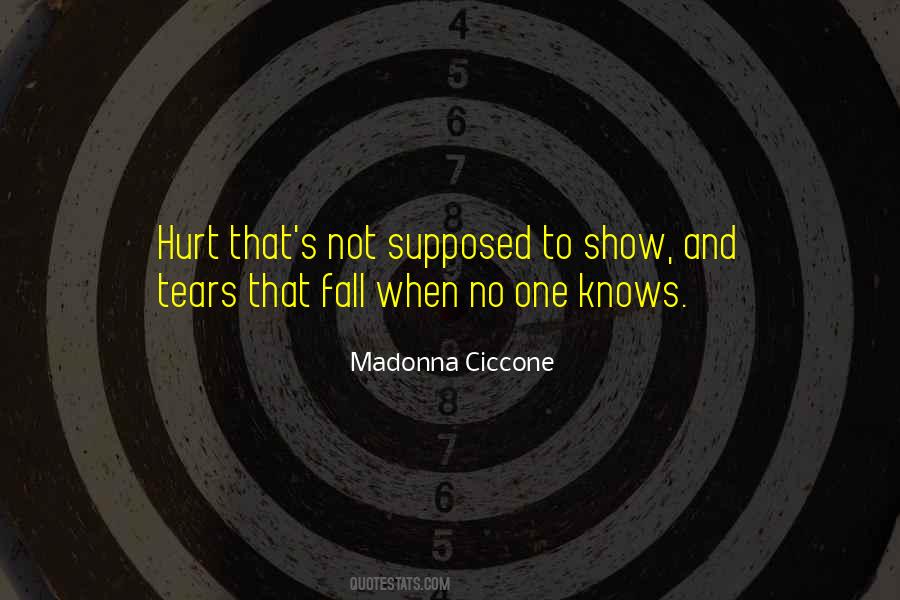 Hurt Tears Quotes #197512