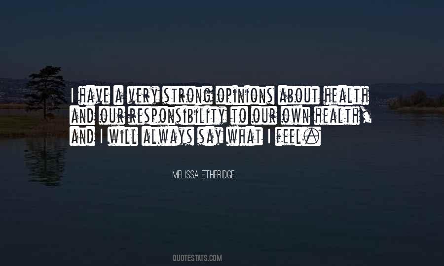 Strong Health Quotes #1537180