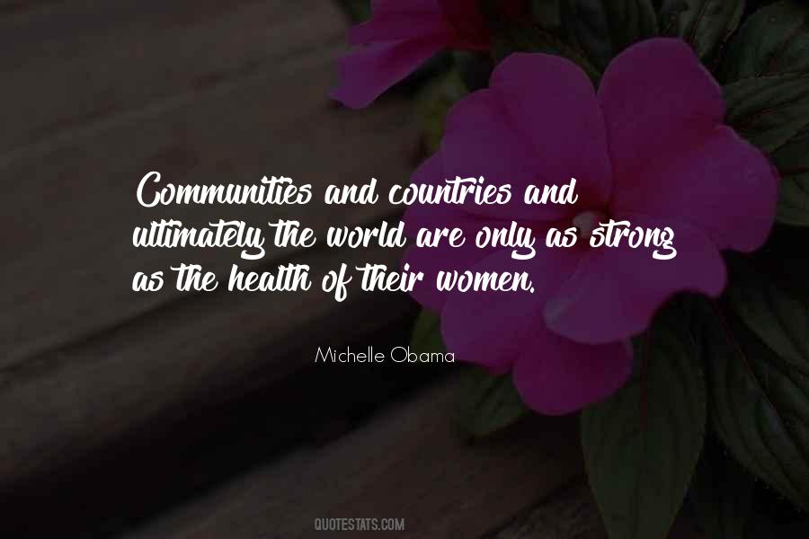 Strong Health Quotes #807130