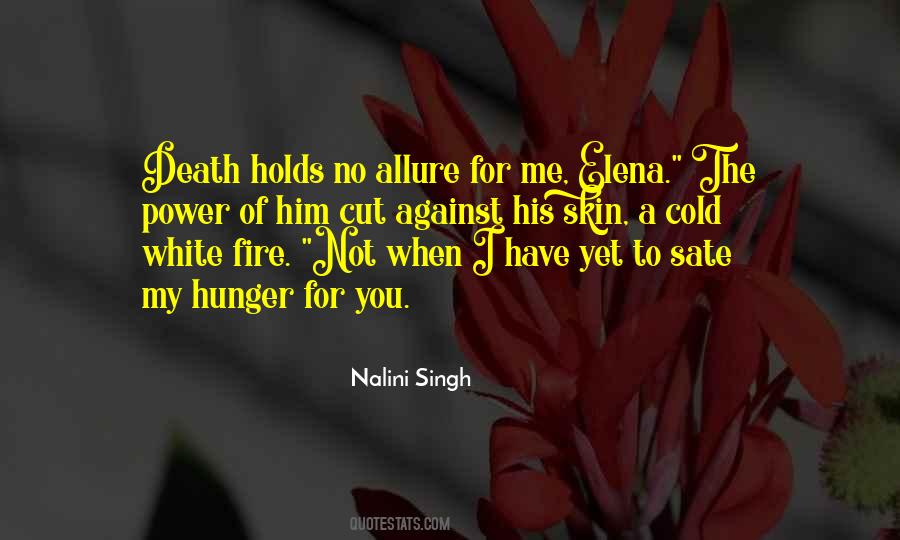 Skin Hunger Quotes #1441747