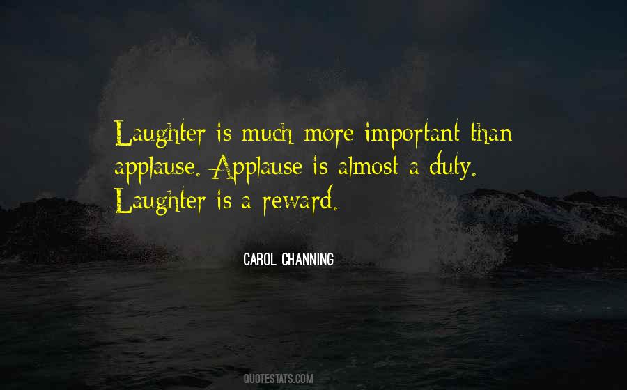 Laughter Is Important Quotes #695572