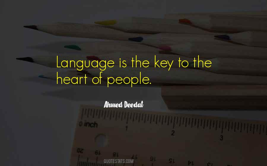 The Language Of The Heart Quotes #1238113