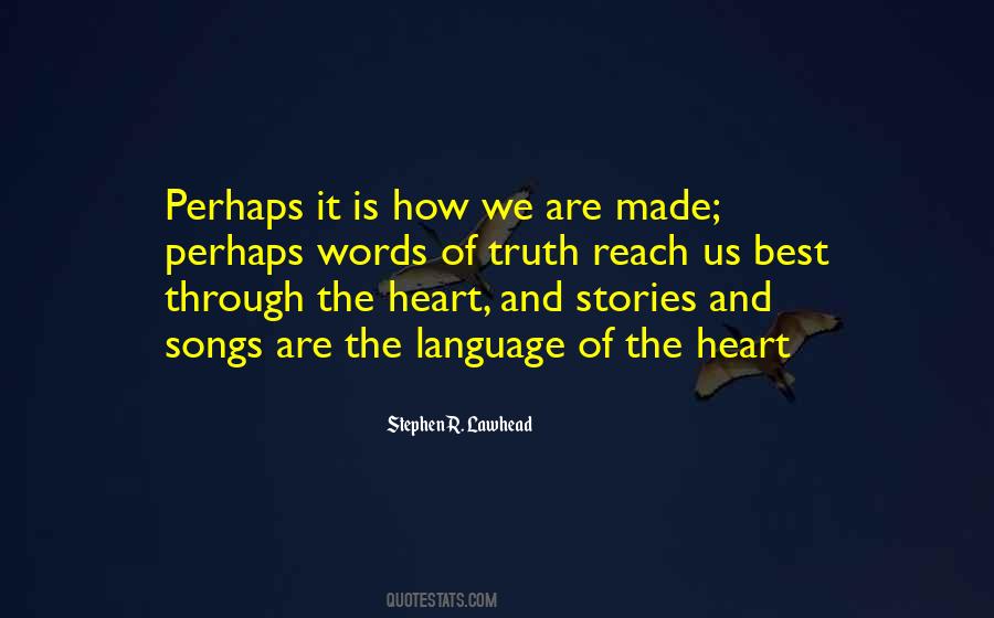 The Language Of The Heart Quotes #864523