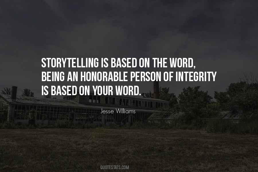 Person Of Your Word Quotes #113504