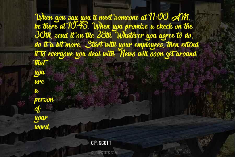 Person Of Your Word Quotes #310513