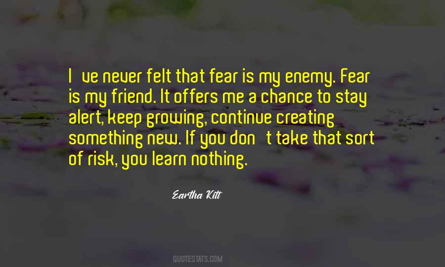 Fear Risk Quotes #1274651