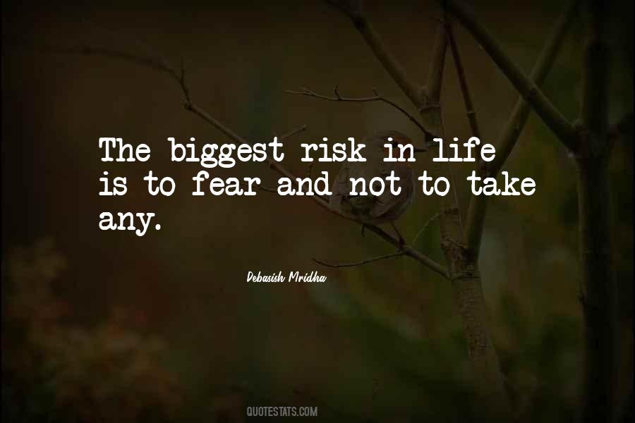 Fear Risk Quotes #1652018