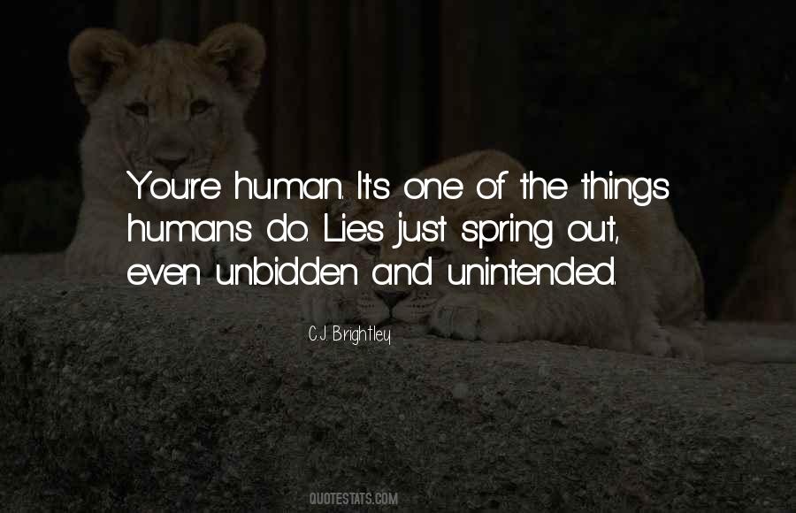 Quotes About Human Things #72097