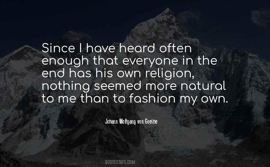 I Heard Enough Quotes #108888