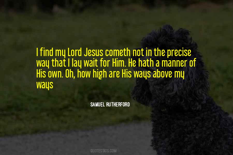 Jesus Lord Quotes #400677
