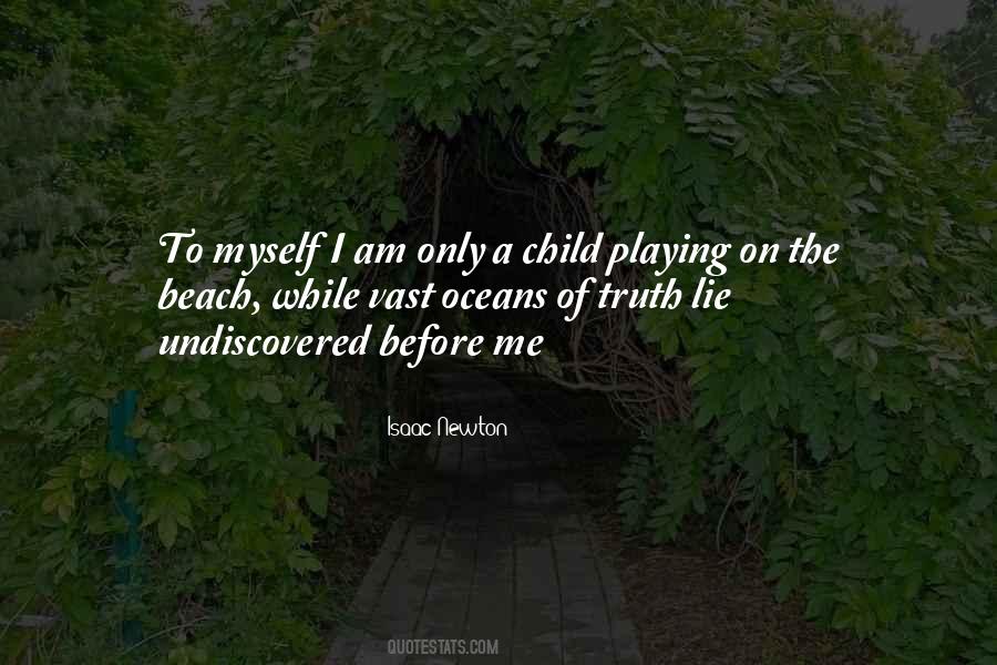 Playing On The Beach Quotes #1411316