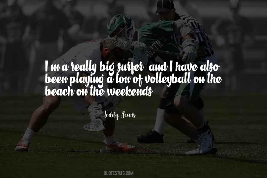 Playing On The Beach Quotes #491078