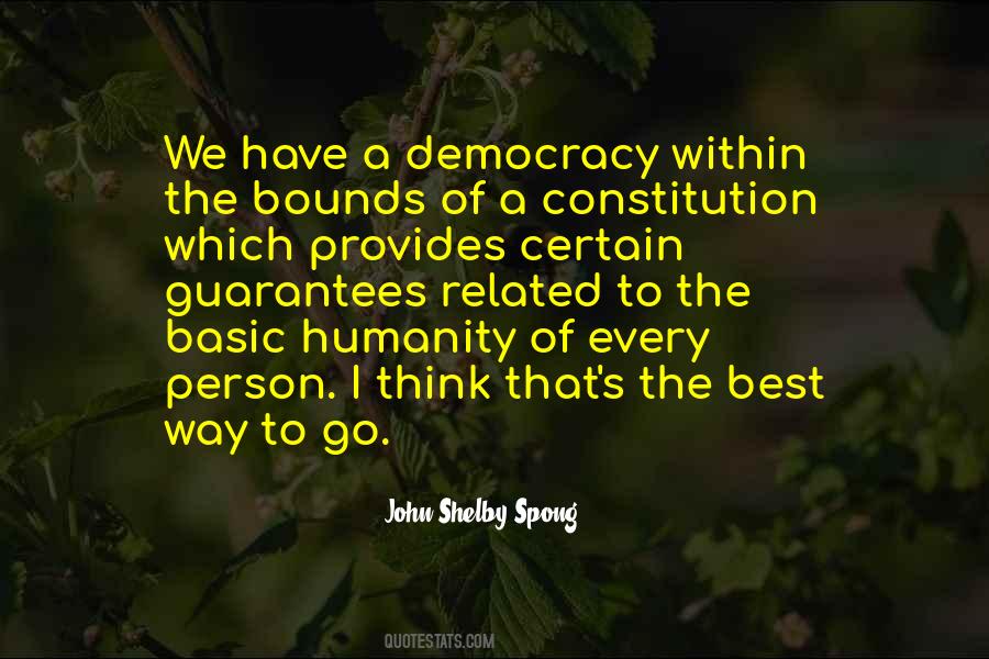 Constitution Democracy Quotes #1167586