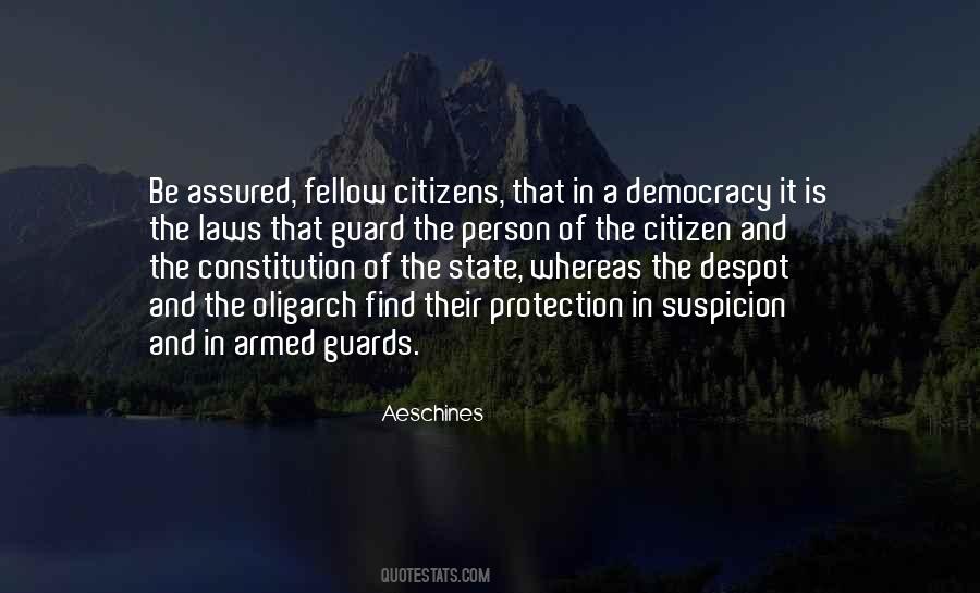 Constitution Democracy Quotes #1559573