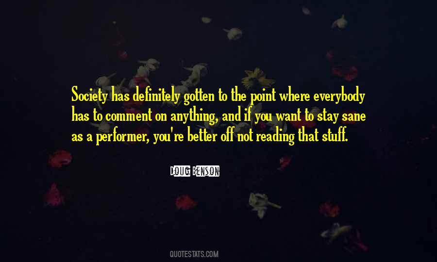 Quotes About Reading On #69198
