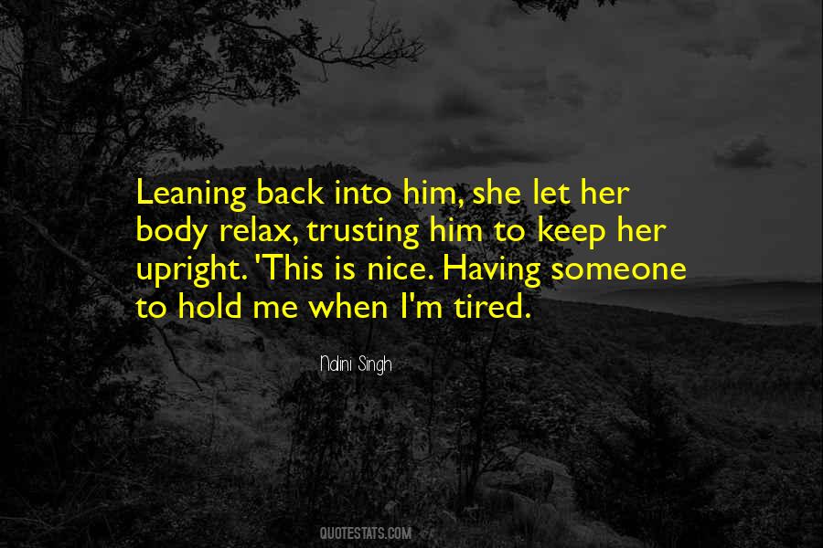 Quotes About Hold Me #1056127