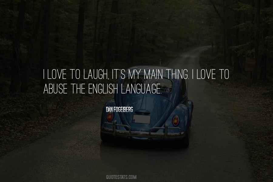 I Love English Quotes #1844466