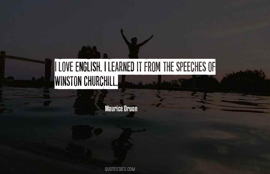 I Love English Quotes #194610