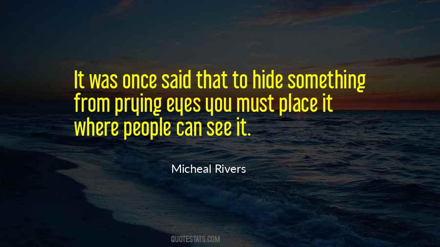 Eyes Hide Quotes #1007591