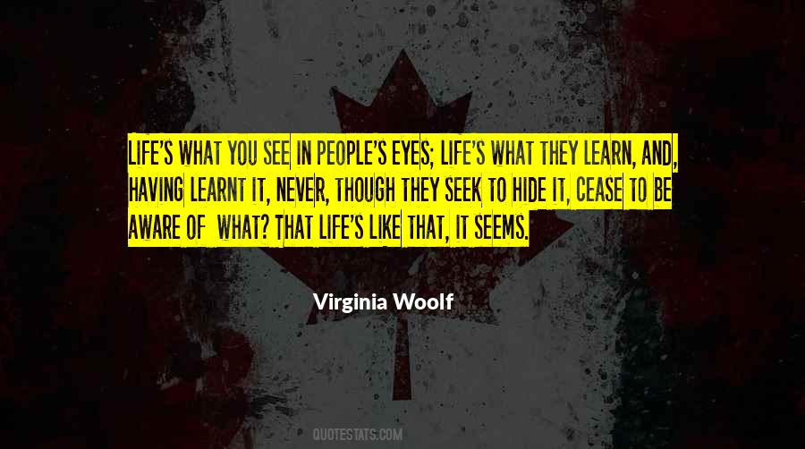 Eyes Hide Quotes #290439