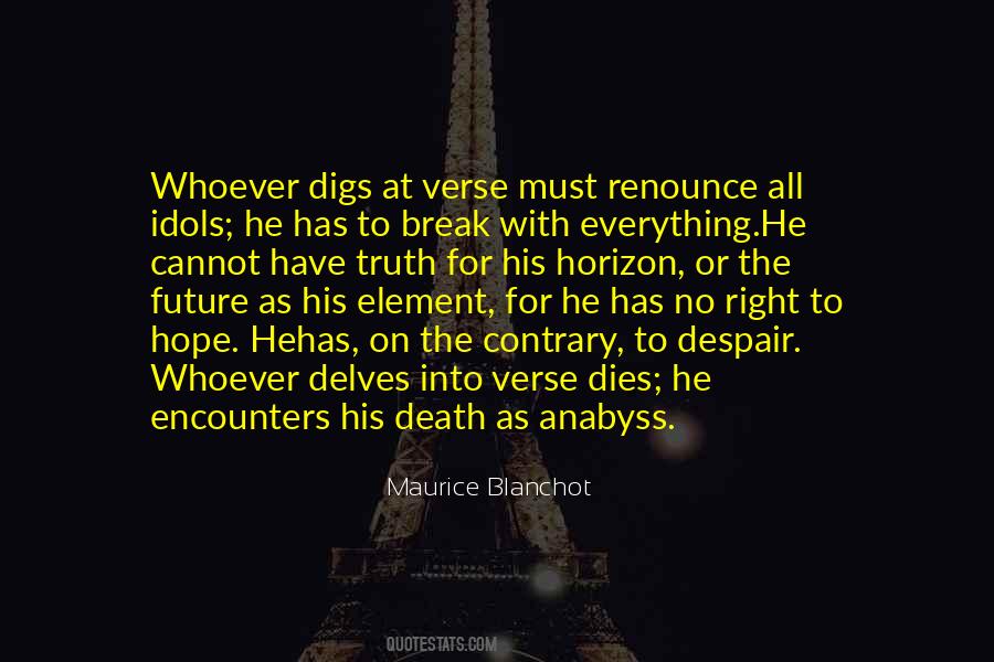 Hope On The Horizon Quotes #1417008