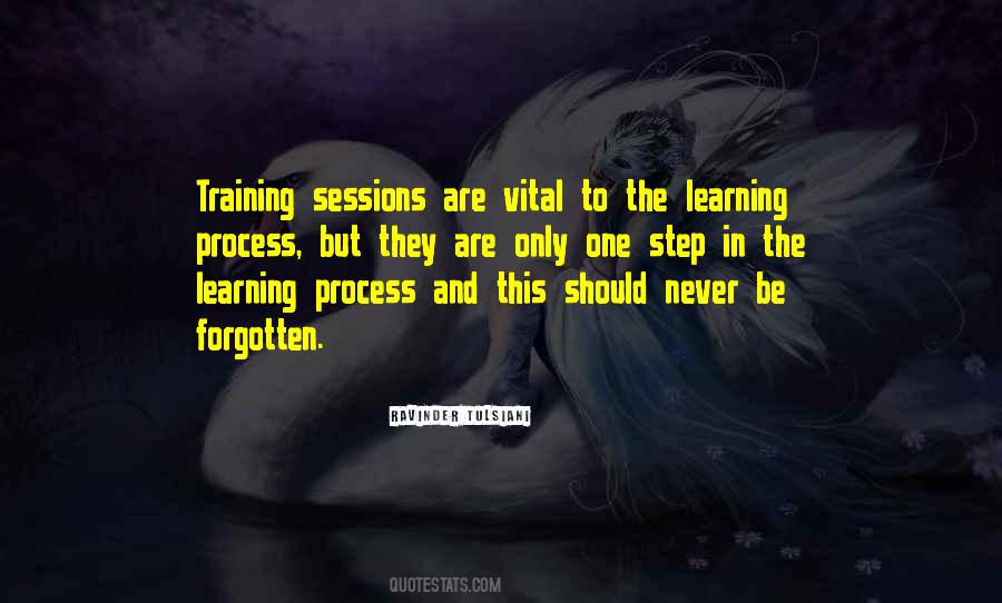 Training Process Quotes #1404609