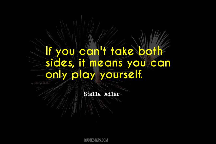 Play Yourself Quotes #567335