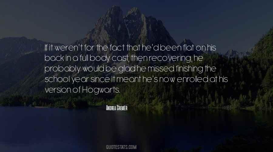 Quotes About Hogwarts School #103861
