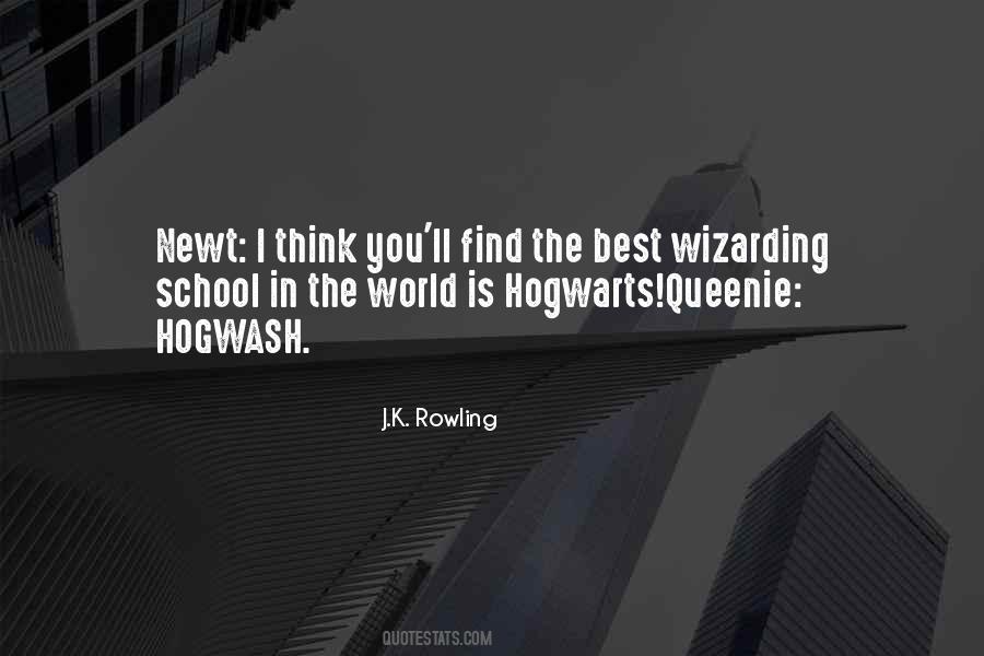 Quotes About Hogwarts School #1780955