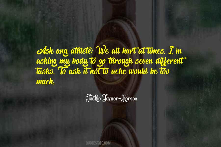 Hurt Athlete Quotes #1456134